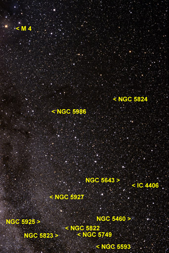 Großes Bild mit Markierungen